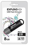 EXPLOYD 8GB-570- черный