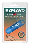 EXPLOYD 64GB EX-64GB-600- USB 3.0 синий