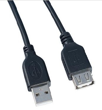 PERFEO U4502 USB2.0 A вилка - А розетка 1 м