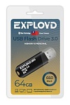 EXPLOYD 64GB EX-64GB-660- USB 3.0 черный