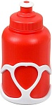 STG Велофляга с флягодержателем  флягодержатель, фляга. Х95404 136023 белый/оранжевый