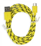SMARTBUY IK-12N YELLOW USB - MICRO USB нейлон 1.м желтый