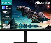 HISENSE 27" 27G5F-PRO IPS FHD чер 1MS HDMI DP M/M 165HZ 250CD EX
