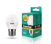Лампа светодиодная (E27, Е40) Светодиодная лампа CAMELION LED7G45/830/E27