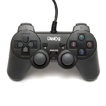 DIALOG GP-A11 Action - вибрация, 12 кнопок, USB, черный