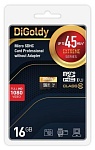 DIGOLDY 16GB microSDHC Class 10 UHS-1 Extreme DG016GCSDHC10UHS-1-ElU1 w