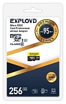 EXPLOYD 256GB microSDXC Class 10 UHS-1 Premium U3 EX256GCSDXC10UHS-1-ElU3 w