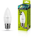 Лампа светодиодная (E27, Е40) ERGOLUX LED-C35-7W-E27-6K