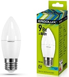 Лампа светодиодная (E27, Е40) Светодиодная лампа ERGOLUX LED-C35-9W-E27-4K